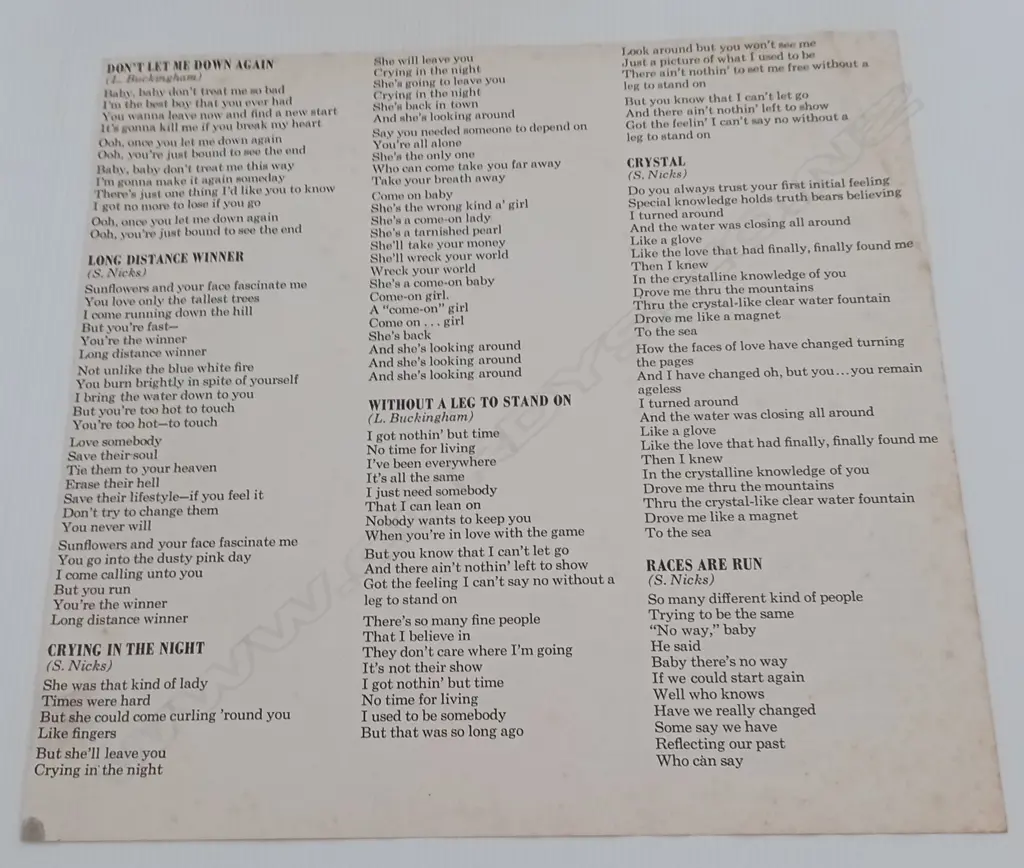 Buckingham Nicks, Buckingham Nicks Image 1++